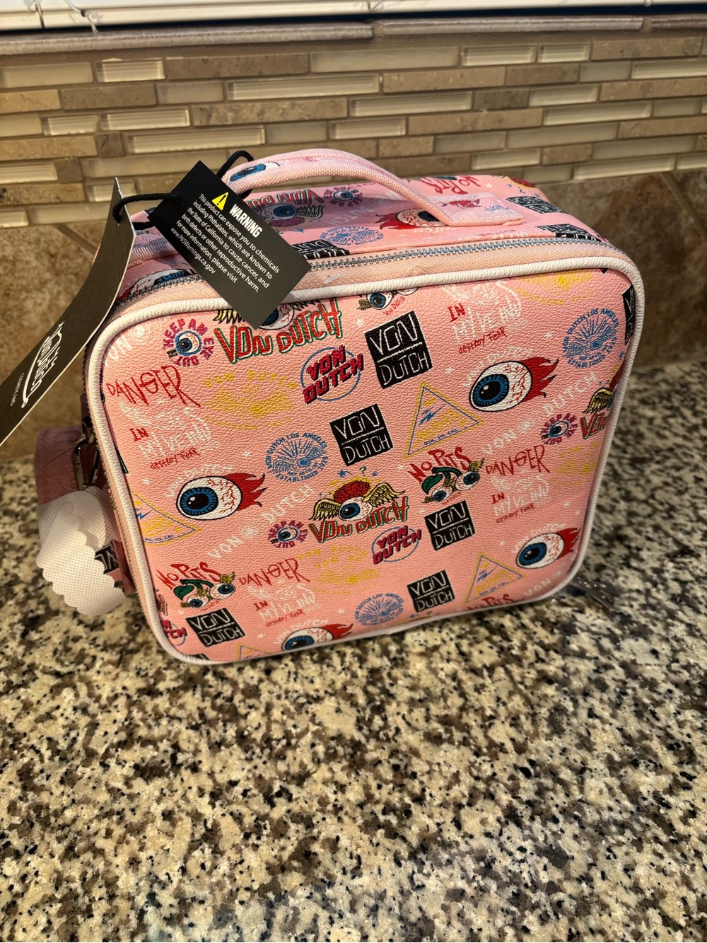 Von Dutch Makeup Case with Rechargeable LED Mirror